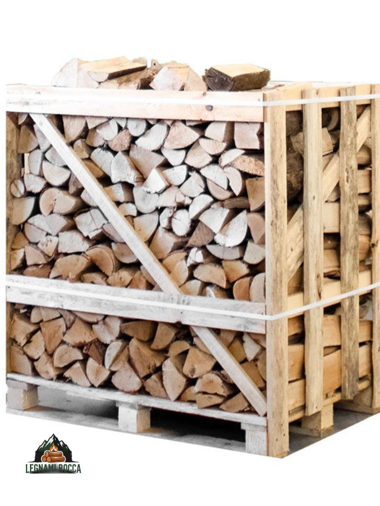 Mezzo bancale legna da ardere di quercia 25 cm